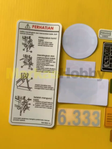 Stiker Kendaraan Komersial: Mengenal Sticker Canter Set