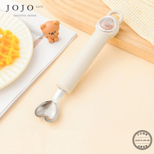 JOJOS L. PD.Yumi Multi-Function Ice Cream Fruit Carving Spoon Watermelon Slicer Kitchen Tool for DIY Decoration