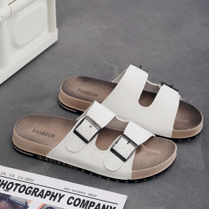 Dép Đi Biển Đế Dày Chống Trượt Thường Ngày Cho Nam Mùa Hè 2024 Dép Xỏ Ngón PVC Đế Mềm Thời Trang Đi Biển Thoải Mái