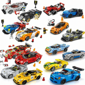 Bugatti Veyron Ford Children Racing Car Assembly Bricks Toy