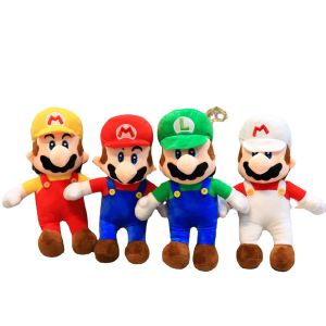 Fast shipping 32cm Super Mario Bros Luigi Plush Doll Game Figures Decoration Childrens Soft Stuffed Toys Birthday Gifts
