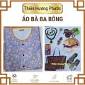 Quần áo bà ba bông cao cấp vàng mã. 