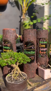 celengan viral unik motif kayu cocok untuk hadiah souvenir