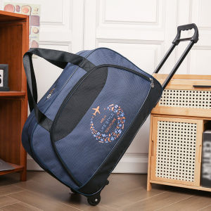 Short Trip Folding Carry-On Bag with Wheels Large Capacity Waterproof Travel Bag Luggage Bag for Outings And Business Trips