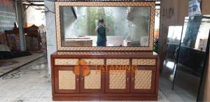 (WAJIB BACA DESKRIPSI) MEJA RIAS MINIMALIS JARIK KAYU JATI FINISHING UKIR MEWAH KONSUL MEJA DINDING BUFFET DEKORASI TUANG INTERIOR TATANING FURNITURES JEPARA