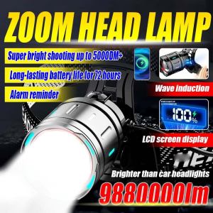 ARROWW Zoom Headlamp Waterproof Japan Original flashlight water resistant laser led Aluminum alloy Head Flashlight Headlight Water Proof Led Rechargeable heavy duty hiking long-range ourdoor camping phone charging NS-632