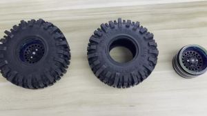 Mâm Xe Hợp Kim Nhôm Turbine Beadlock RS RC Offset -10mm 1.9 Dành Cho Xe RC Crawler 1/10 SCX10 TRX4 VS4-10 Gen8 Red Spider Nâng Cấp Kim Loại