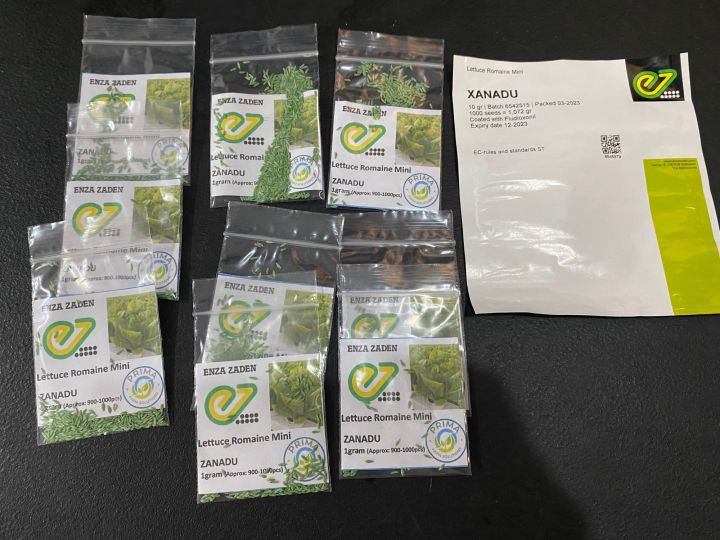 XANADU Lettuce Romaine Mini 1 gram (repack 800900 seeds) Lazada PH