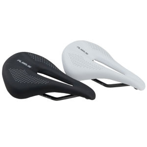 PLSELIS PS-3002 Leather Short Saddle Carbon Fiber Bottom Plate Carbon Fiber Bow Comfortable Highway ROAD MTB Gravel Saddle