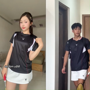 Áo Cầu Lông Quần Cầu Lông Bộ Cầu Lông Nam Nữ Chuyên Nghiệp Vải Thoáng Khí A989 - V Badwear