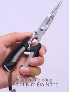New Curved Mouthed Fishing Pliers Stainless Steel Powerful Horse Fish Line Scissors Multifunctional Road Pliers