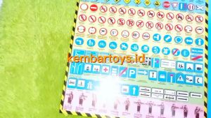 POS-SELUSIN PAHE PAKET HEMAT SELUSIN (12pcs) Poster Anak TK PAUD SD Motif Komplit Random