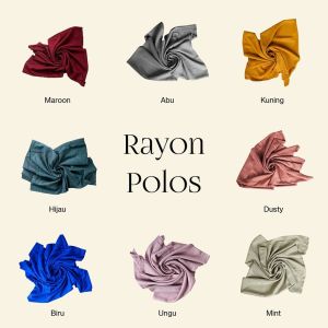 Kain Rayon Polos Premium Rayon Polos Grade A GamisDressBlouseKulotTuniktwill Kemeja
