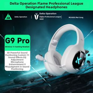 MCHOSE | Gaming Headphones with Mic for PC 4-Mode 3-Bluetooth Wireless