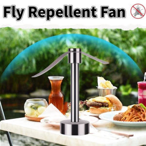 Automatic Fly Trap Fly Repellent Fan Battery powered Mosquitoes Insect Killer Outdoor Flies Bugs Repellant Device