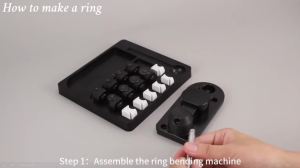 3-in-1 Jewelry Saw and Ring Bender Set Complete Spoon Ring Maker Kit for DIY Silverware Ring Crafting