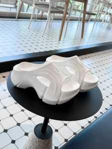 Summer 2025 Womens Thick Heel High Heel Slippers Casual Hollow out Design Beach Shoes Increased Height Platform Lazy Sandals