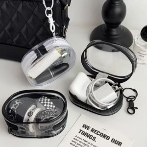 Kotak Penyimpanan Kabel Data & Charger: Pouch Headset Keychain Mini