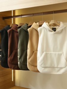 Thickened Lamb Velvet Hooded Lightweight Windproof Warm Fleece Vest Couple Style Fashion Urban Winter Standard Fit Youth Vest