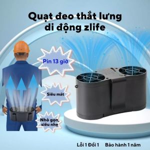 Quạt Gắn Thắt Lưng.Quạt Kép Điều Hoà Tích Điện Điều Hoà không khí làm Lạnh Ngoài Trời
