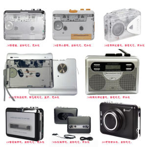New Transparent Cassette Player Portable Music Player Recording Album External Playback Bluetooth Radio Function