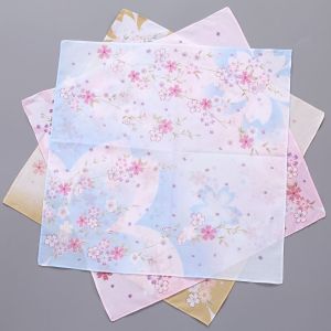 6pcs Womens Antique Old-fashioned Pure Cotton Water-absorbing Sweat-wiping Handkerchief Thin Printed Cotton Hand Towel Square