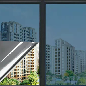 Privacy Protection Home Insulated Glass Film Windows Balcony Sunscreen Unidirectional Mirror Window Film Stickers