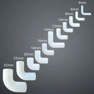 Khớp Nối Khuỷu Tay Silicon Linh Hoạt Ống Cứng Đầu Nối Mềm Khớp Nối Cao Su Góc Phải Cho Bể Cá Hệ Thống Nước Tưới Vườn