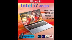 【รับประกัน 3 ปี + ซีโอดี】โน๊ตบุ๊คขนาดพกพา Windows 11 Pro 15.6นิ้วแล็ปท็อปคอมพิวเตอร์หน้าจอ HD Intel Core i7-8500Y แรม16GB 1TB 2TB SSD PC