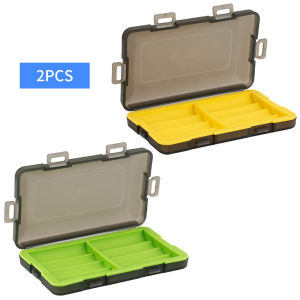2 Pack AA/14500 Battery Holder Case for 16 x AA/14500 Batteries Waterproof Plastic Battery Organizer Container Holder 2 Colors