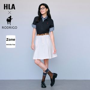 HLA | Collaboration Spring and Summer Wrinkle-Resistant Cotton Womens Polo Shirt