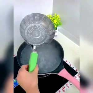 Kẹp Gắp Inox Có Lò Xo Gắp Thức Ăn Chống Nóng Bỏng Tay Khi Bưng Đồ Loại Dày Bebi123shop
