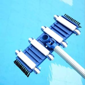 【Local delivery】14inch Swimming pool suction head Brush Replacement Parts Swimming Pool Wall Ground Vacuum Head Underwater Practical Cleaning Tool Suction Spa Professional Flexible Wheel elastic ordinary wheel suction head with edge brush