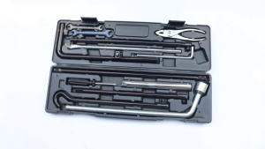 For 2008-2021 2020 2019 2018 2017 Toyota Land Cruiser LC200 FJ200 Tailgate Trunk Emergency Tool Storage Box Interior Accessories