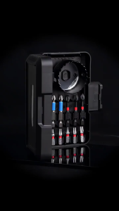 CASTA Set 27 Pcs Mata Obeng Bor Magnet Holesaw + 3 Batang Panjang + Adaptor 8 9 10mm Baja CRV Tahan Lama Kotak Hitam Portable Ideal Teknisi Profesional dan DIY Rumah Tangga