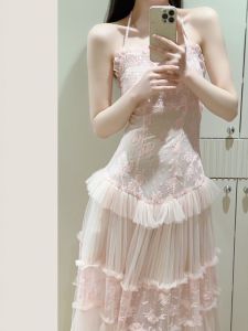 CHANGTONG | Elegant Stylish Slim Fitting Halter Neck Dress