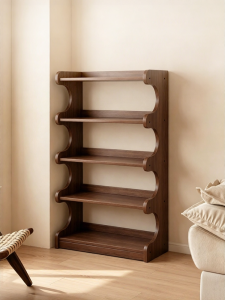 ZHUSHANXIA | Wooden Storage and Display Bookshelf