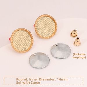 Nyi Handcrafted Song Brocade DIY Customizable Vintage 925 Silver Ear Jewelry