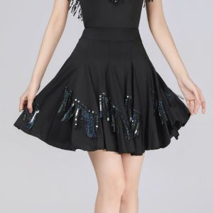 Latin Adult Guitar Dance Three Step Step Half Skirt Sailor Dance Uniform