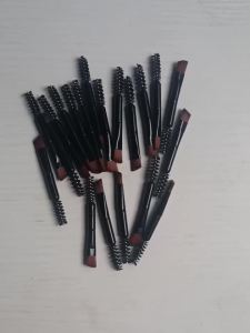 Professional Double‑Ended Eyebrow Brush Angled Head Brow Contour & Spoolie Mascara Wand Makeup Brushes Portable Eye Make Tools