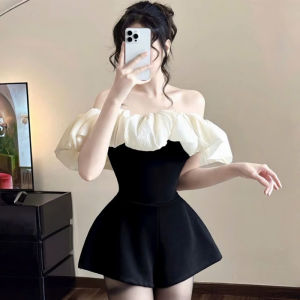 Elegant Off-Shoulder Ruffled Jumpsuit