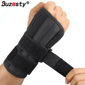 Buzesty băng đeo cổ tay ống cổ tay adjustbale hỗ trợ cổ tay và kim loại nẹp ổn định đêm sleeep nẹp tay để Relief đau