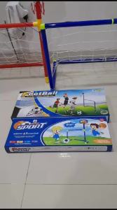 Mainan Olahraga Anak: Gawang Sepak Bola dan Ring Basket 2in1