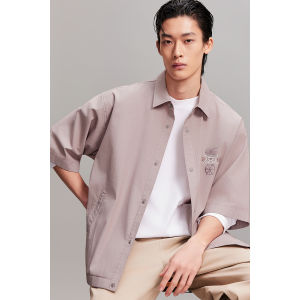Jack Jones | Summer New Short Sleeve Polo Letter Embroidery Print Shirt