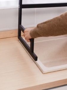 Rak Pinggan Mangkuk Rak Dapur Stainless Steel Sink Rack Kitchen Sink Storage Organizer Rack Sinki Dish Drainer Rak Multifunction