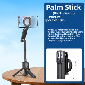 WONEW | Zoom Magnetic Selfie Stick Phone Mount Portable Tripod