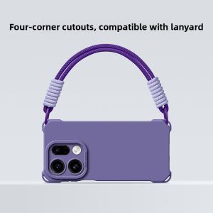 GGUU | Crossbody Strap Phone Case Compatible with OPPO Find X Series With Lanyard Silicone