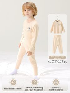 Usbettas | Thermal Deer Velvet Childrens Underwear Set