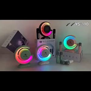 SUN HHARDWARE YS-110 Wireless Bluetooth Speaker with Microphone and Dazzling Lights