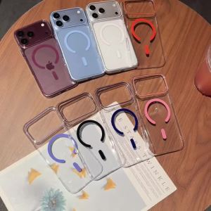 Ốp Điện Thoại Trong Suốt MagSafe Acrylic Mỏng Dành Cho iPhone 17/16/18 Pro Max/18Pro/17Pro/15/14/13 - Tương Thích Sạc Không Dây Bảo Vệ Toàn Diện